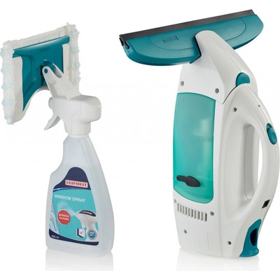 Leifheit 51021 vysavač na okna Window Cleaner a mop na okna Micro Duo s čističem na sklo