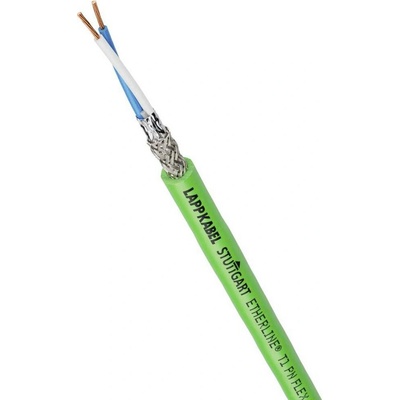 Lapp 2170924/500 sieťový ethernetový ETHERLINE® T1 PN FLEX Y 1 zelená 500 m