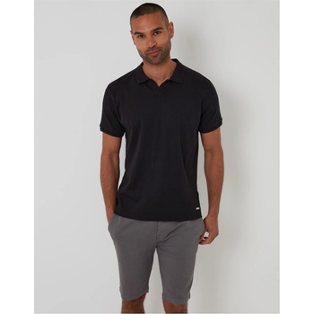 Threadbare Блуза с яка Threadbare Men's Short-Sleeve Polo Shirt - Black