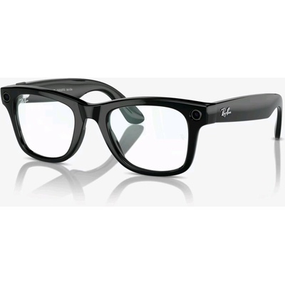 Meta Ray-Ban Gen1 Wayfarer, Shiny Black, Clear (Large) RW4008 601/SB53