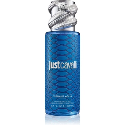 Roberto Cavalli Just Cavalli Vibrant Aqua парфюмиран спрей за тяло за жени 250ml