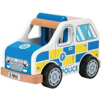 Image 1 of Bigjigs Toys - Дървена полицейска кола