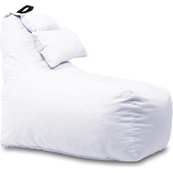 Pufrelax Пуф фотьойл и декортивна възглавница Mirraggio, за открито, Бял