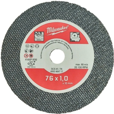 Milwaukee 4932464717 Řezný kotouč 76 mm P60 10 mm 5 ks
