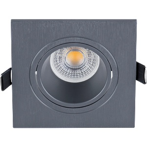 ELMARK Led ПЛАСТМАСОВА КВАДРАТНА ЛУНА par 16 cob 7w 4000- (92s117wh/gr)