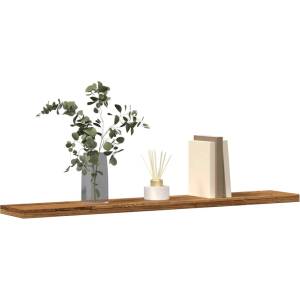 vidaXL Стенни рафтове 4 бр старо дърво 60x20x1, 5 см инженерно дърво (856297)