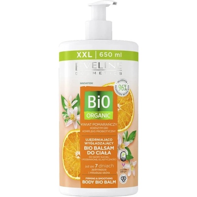 Eveline bioOrganic balzám na telo pomaranč 650 ml