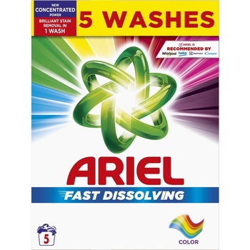 Ariel Fast Dissolving Color prací prášek na barevné prádlo 5 PD 275 g