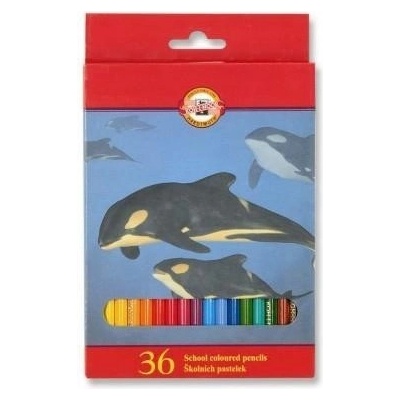 Koh-I-Noor voskové pastelky 36 ks