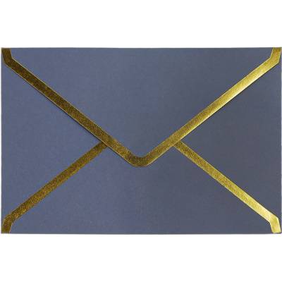 Prima-obchod Papírová obálka 10,5x15,5 cm, barva 3 modrá 5 ks