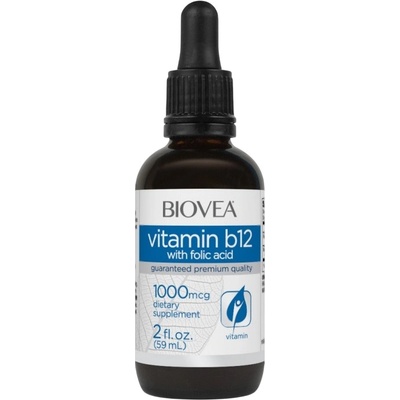 Biovea Vitamin B12 with Folic Acid Drops, 59 ml, Biovea (7961)