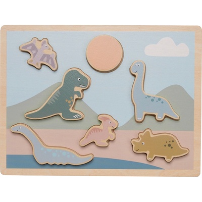 Jabadabado puzzle vkladačka Dino