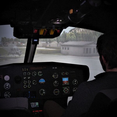 Simulátor vrtulníku Eurocopter AS 355