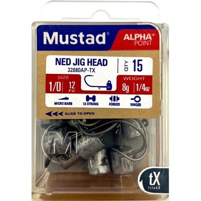 MUSTAD BALL JIG HEAD W/KEEPER JIG HLAVIČKA veľ.1 5ks