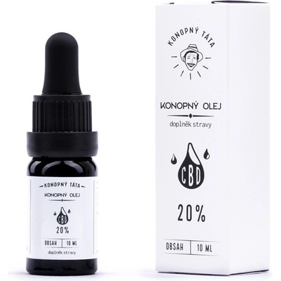 Konopný Táta CBD olej 20% 10 ml