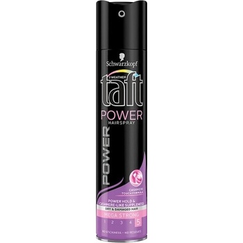 Taft Cashmere Touch Power lak na suché a poškodené vlasy 250 ml