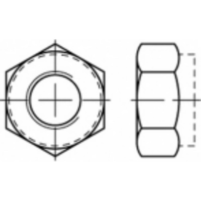 TOOLCRAFT TO-5379537 šestihranné matice M22 nerezová ocel A2 1 ks