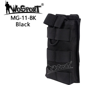 Wosport Single molle na zásobník M4/M16 otevřená černá