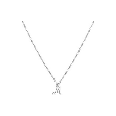 Šperky4U Ocelový náhrdelník, písmeno M OPD0339-M
