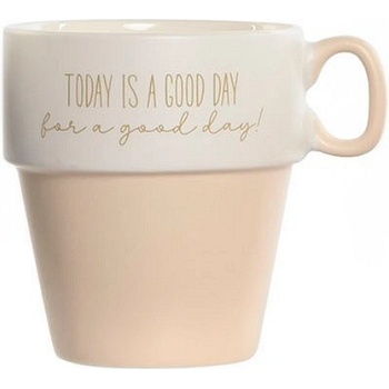 Item international Порцеланова чаша за кафе с надпис 285мл, розова (2001)