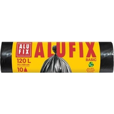 ALUFIX Vrece na odpad 120 l 10 ks 17µm Economy čierne