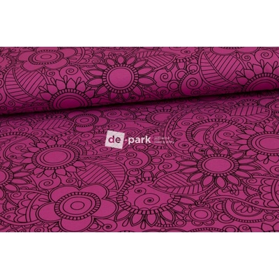 de-park Úplet - Omalovánka - světle ostružinová - 437