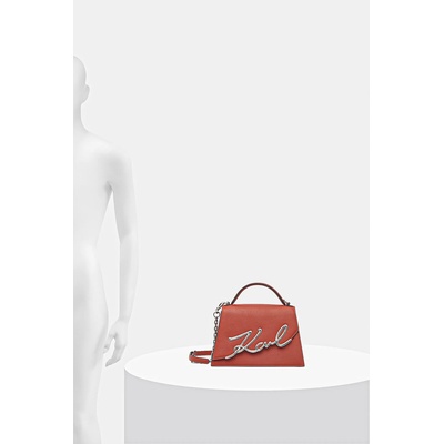 Кожена чанта Karl Lagerfeld K/SIGNATURE (A1W30036)