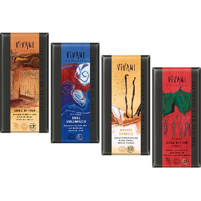 Vivani čokoláda bio Edizione grande horká 85% 80 g