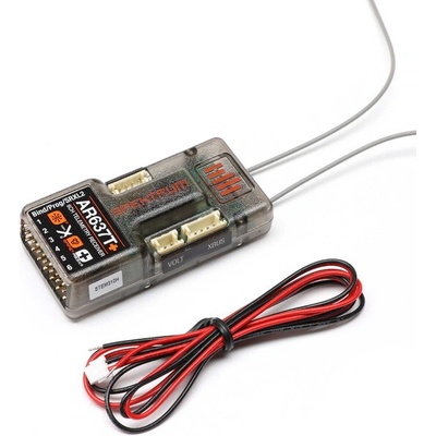 Spektrum prijímač AR637T+ AS3X+/SAFE s telemetriou