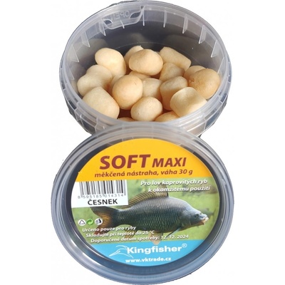 Kingfisher Soft MAXI Pufy 30 g Vanilka