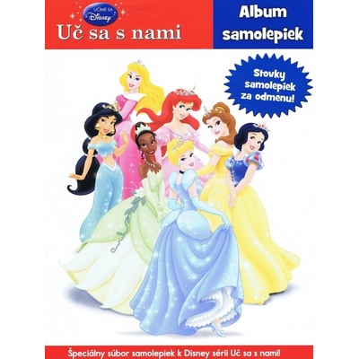 Uč sa s nami Princezné Album samolepiek