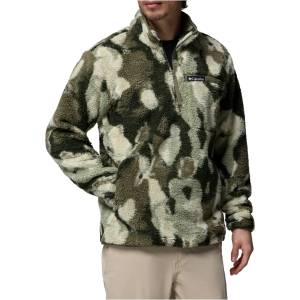 Columbia Мъжки поларен пуловер Columbia Rugged Ridge High Pile Half Zip Fleece jumper - Stone Green Treebark (005-6148-1012)