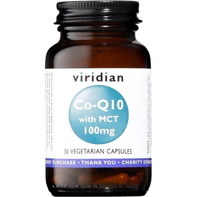 Viridian Co-enzym Q10 with MCT 100mg 30 kapsúl