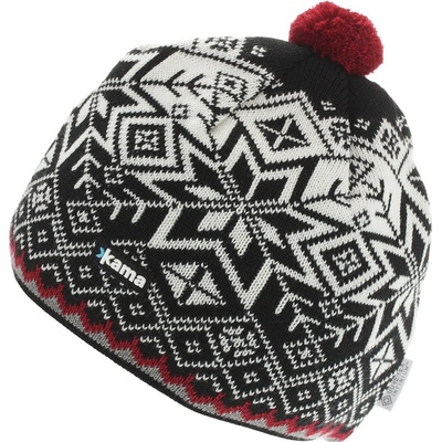 Kama pletená merino čepice AW41 černá