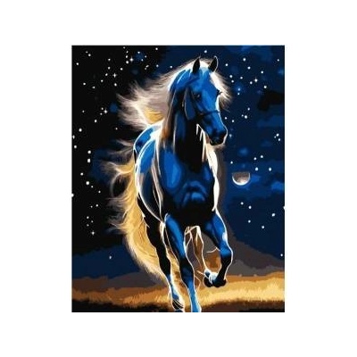 Qbee Paint by numbers - Proud horse 40x50cm