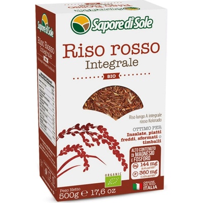 Sapore di Sole Bio celozrnná červená rýže 0,5 kg