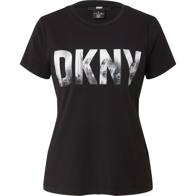 DKNY Тениска 'skyline' черно, размер m