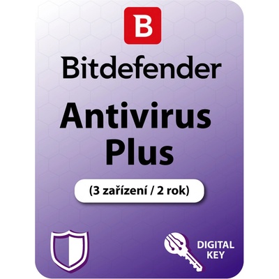 Bitdefender Antivirus Plus, 3 lic. 2 roky (AV01ZZCSN2403LEN)