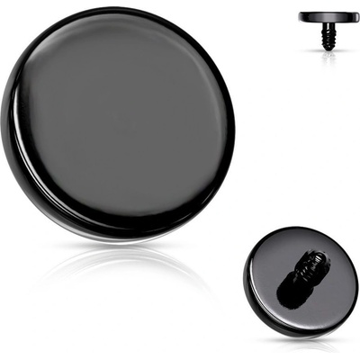 S4U Náhradní černá placička k labretě 3 mm ND007-03K