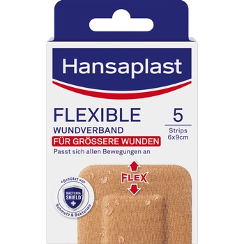 Hansaplast Гъвкава превръзка за рани 6 x 9 см - 5 броя