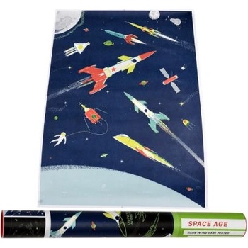 Rex London - Светещ в тъмното плакат - Космическа ера (29012)