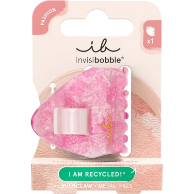 Invisibobble EVERCLAW S Pink Crush 1pc - Skřipec do vlasů 1 ks