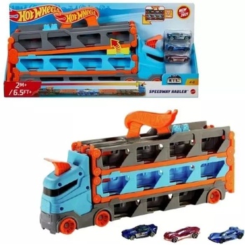 Mattel Hot Wheels: Камион за транспортиране на колички 2-в-1 (GVG37)
