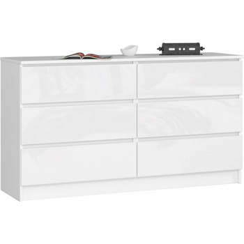 Ak furniture Kuba 140 cm 6 šuplíků