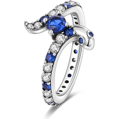 DELIS Сребърен пръстен, jw621, змийски дизайн, с родиево покритие (jw621)