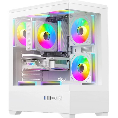 darkFlash C365 White + 5 fans