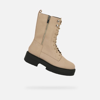 Geox Бежови дамски боти Geox Spherica EC7 Geox | Bezhov | ЖЕНИ | 36