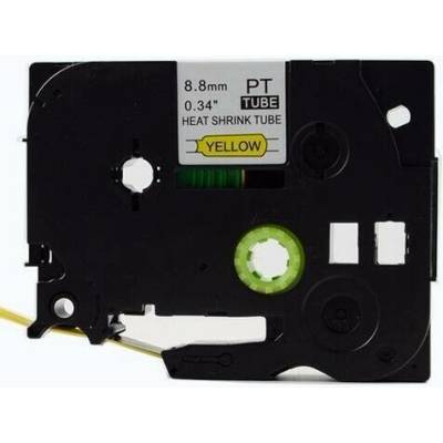 Alternativní páska Brother HSE-621 8,8 mm x 1,5 m, černý tisk/žlutý podklad