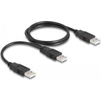 Delock USB 2.0 кабел тип А към 2 x тип А 70 cm