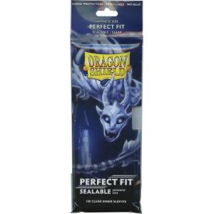 Dragon Shield Протектори за карти Dragon Shield Perfect Fit Sealable Sleeves - Small Clear (100 бр. )